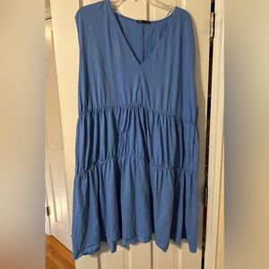 Zara tiered cotton sundress